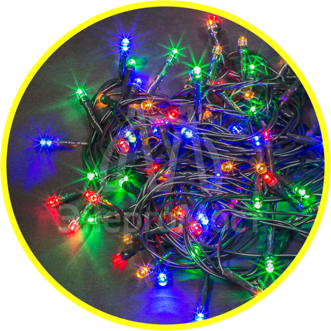 Гирлянда 61 818 NGF-S01-200RGBY-5-11.5m-230-C8-G-IP20 Navigator 61818