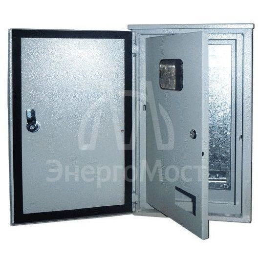 Корпус учетный навесной ЩРУН-3/9 520х310х150 3ф 9мод. IP54 метал. DEKraft 30411DEK