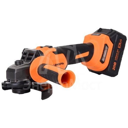 Углошлифовальная машина аккумуляторная Вихрь АУШМ-125/20Li-R (в комплекте 1 АКБ и ЗУ) ЕА+ в кейсе