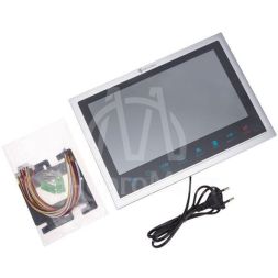 Монитор видеодомофона цветной 101дюйм формата AHD(1080P) с сенсорным управлением детектором движения функцией фото- и видеозаписи (модель AC-439) Rexant 45-0439