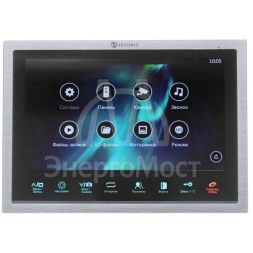 Монитор видеодомофона цветной 101дюйм формата AHD(1080P) с сенсорным управлением детектором движения функцией фото- и видеозаписи (модель AC-439) Rexant 45-0439