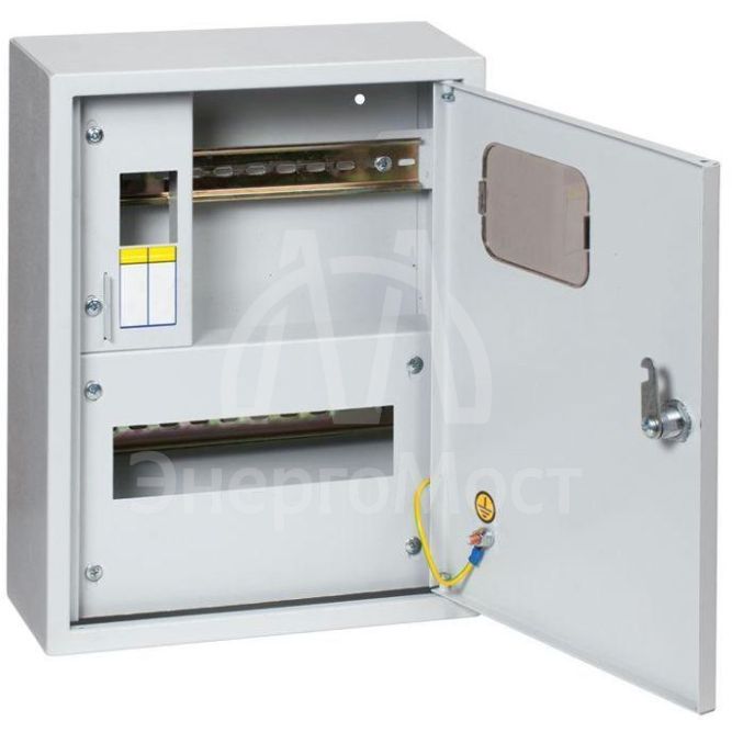 Щит ЩУРн 1/9 (Э) (360х280х110) счетчик на DIN-рейку IP31 EKF mb23-1/9e