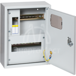 Щит ЩУРн 1/9 (Э) (360х280х110) счетчик на DIN-рейку IP31 EKF mb23-1/9e