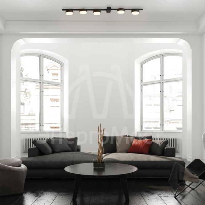 Светильник потолочный Lamia 5х40Вт GX53 IP20 Freya FR5182CL-05B