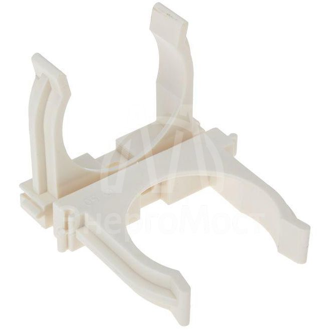 Крепеж-клипса для монтажного пистолета d50мм бел. (уп.25шт) Rexant 28-0450-3