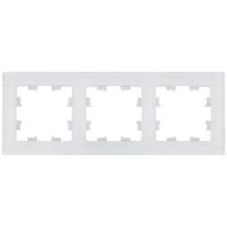 Рамка 3-м AtlasDesign Nature натур. стекло бел. SE ATN360103