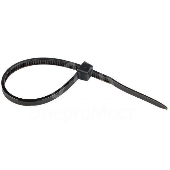 Хомут кабельный 2.5х100 нейл. черн. (уп.100шт) EKF plc-cb-2.5x100