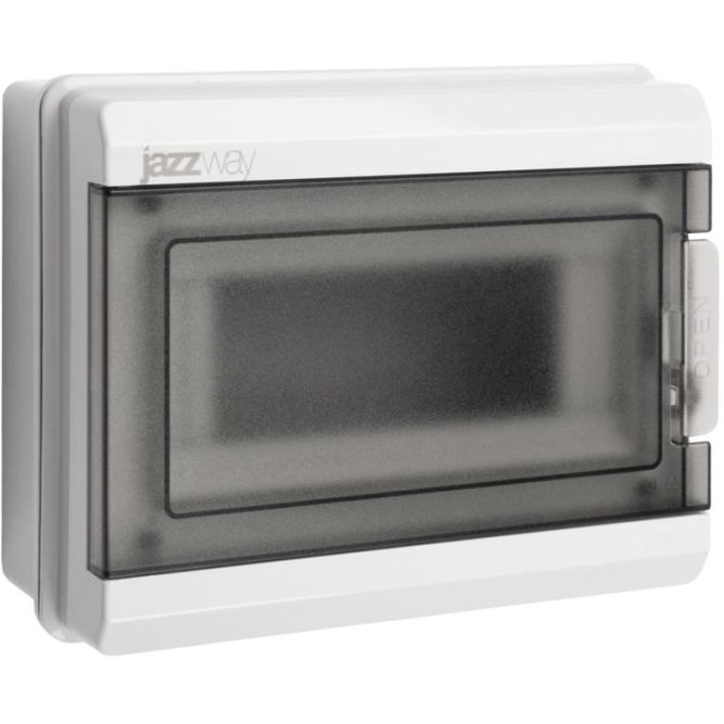 Бокс модульный накладной PDB/W 3008 GR (ЩРН-ПГ- 8) IP65 пластик. Pro JazzWay 5071988