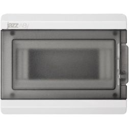 Бокс модульный накладной PDB/W 3008 GR (ЩРН-ПГ- 8) IP65 пластик. Pro JazzWay 5071988