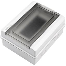 Бокс модульный накладной PDB/W 3008 GR (ЩРН-ПГ- 8) IP65 пластик. Pro JazzWay 5071988