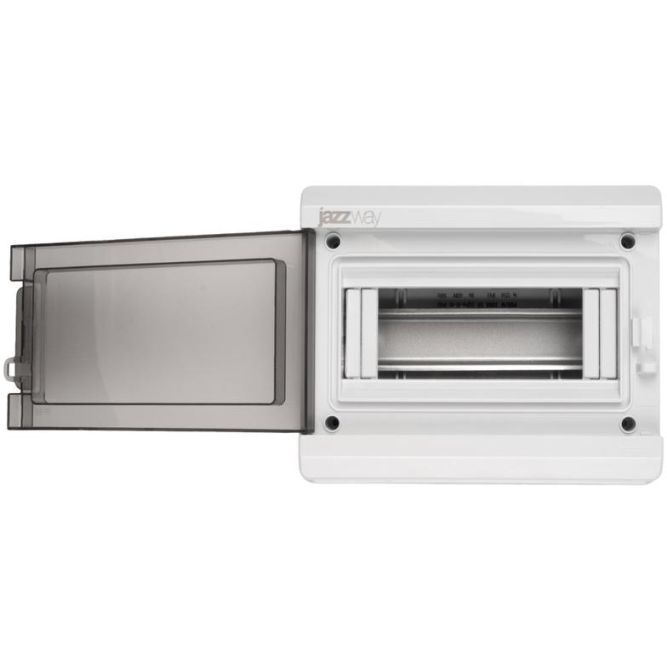 Бокс модульный накладной PDB/W 3008 GR (ЩРН-ПГ- 8) IP65 пластик. Pro JazzWay 5071988