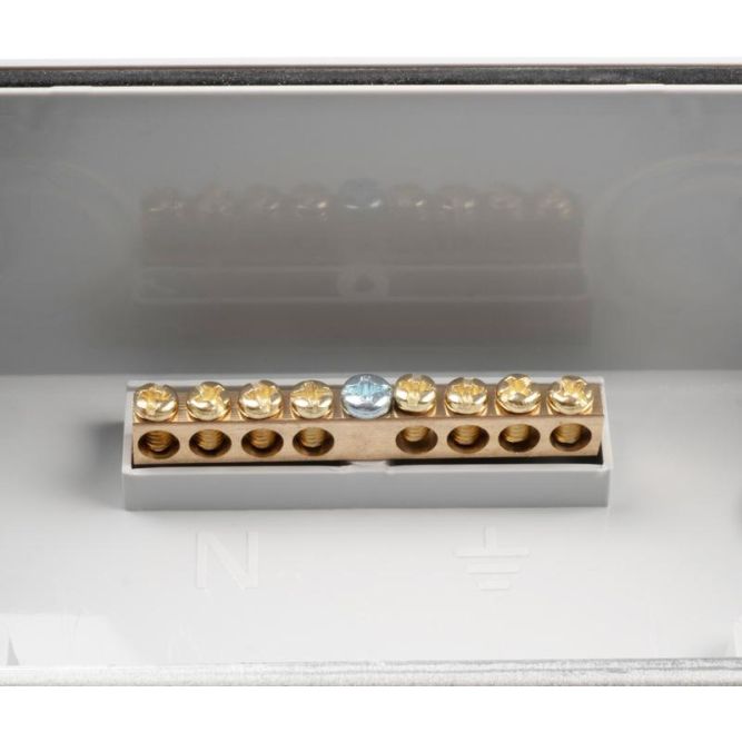 Бокс модульный накладной PDB/W 3008 GR (ЩРН-ПГ- 8) IP65 пластик. Pro JazzWay 5071988