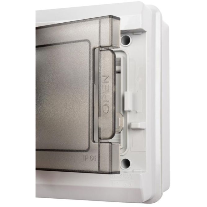 Бокс модульный накладной PDB/W 3008 GR (ЩРН-ПГ- 8) IP65 пластик. Pro JazzWay 5071988