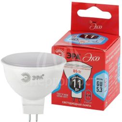 Лампа ECO LED MR16-11W-840-GU5.3 (диод софит 11Вт нейтр. GU5.3) Эра Б0040880