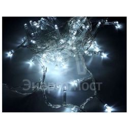 Гирлянда &amp;quot;Нить&amp;quot; 80 LED 8м уличная 3 АА батарейки 8 реж. бел. SHLights 4690601045126