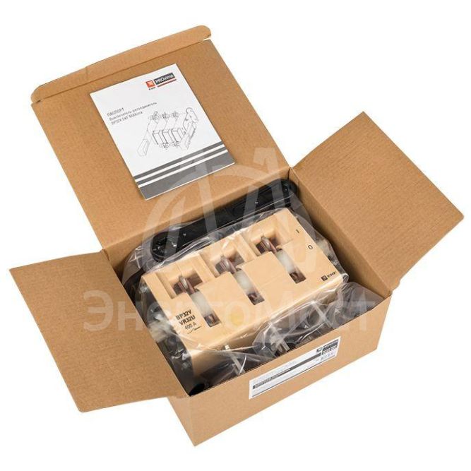 Выключатель-разъединитель ВР32У-37А31220 400А 1 напр. с дугогасит. камерами несъемная лев./прав. рукоятка MAXima EKF uvr32-37a31220