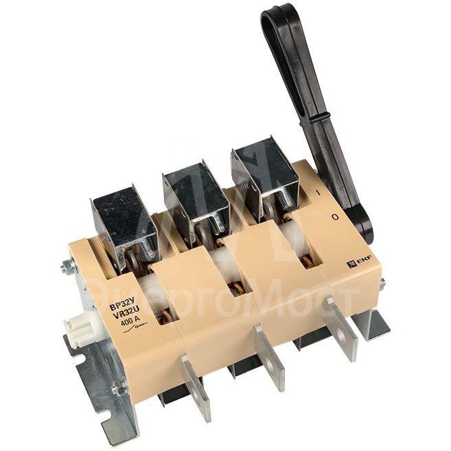 Выключатель-разъединитель ВР32У-37А31220 400А 1 напр. с дугогасит. камерами несъемная лев./прав. рукоятка MAXima EKF uvr32-37a31220