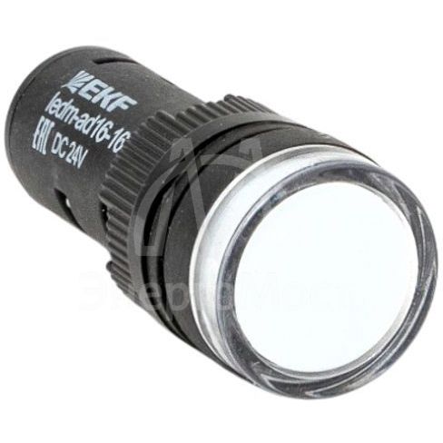 Матрица светодиодная AD16-16HS 24В AC (16мм) бел. EKF ledm-ad16-24-w