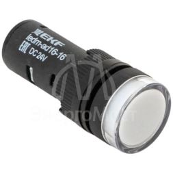 Матрица светодиодная AD16-16HS 24В AC (16мм) бел. EKF ledm-ad16-24-w