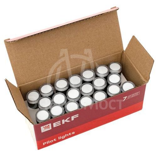 Матрица светодиодная AD16-16HS 24В AC (16мм) бел. EKF ledm-ad16-24-w