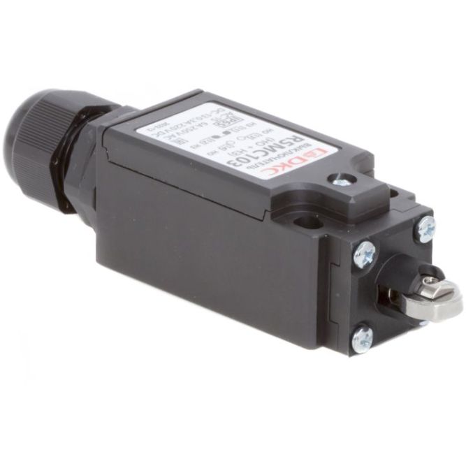 Выключатель концевой с двумя контактами нормально открытый + нормально закрытый (NO+NC). С роликом. DKC R5MC103