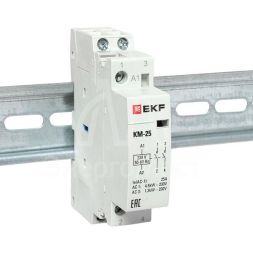 Контактор модульный КМ 25А 2NО (1 мод.) EKF km-1-25-20
