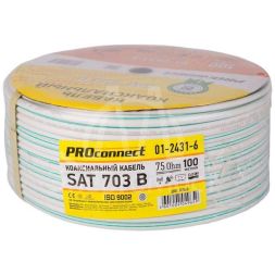 Кабель SAT 703B Cu/Al/Cu бухта (м) PROCONNECT 01-2431-6