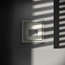 Розетка компьютерная 1-м СП S70 RJ45 кат.6 механизм сталь Voltum VLS060105