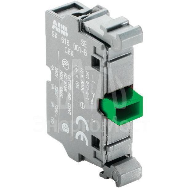 Блок контактов MCB-10 фронт. монтаж 1НО ABB 1SFA611610R1001