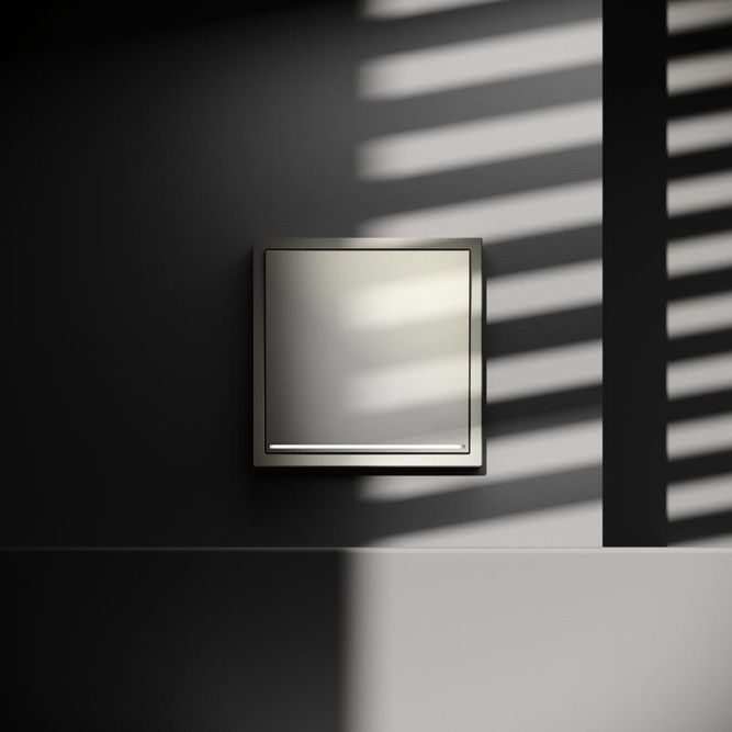 Выключатель 1-кл СП S70 10А с подсветкой механизм шелк Voltum VLS010204