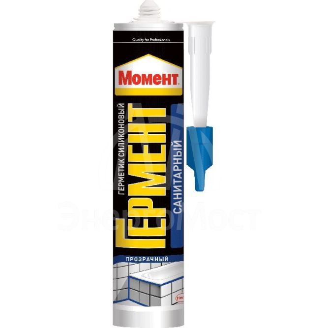 Герметик силиконовый санитарный &amp;quot; Момент ГЕРМЕНТ&amp;quot; 280мл прозр. Момент Б0022959