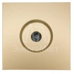 Розетка ТВ оконечная СП ZIMA IP20 зол. LEZARD 704-3688-130