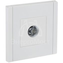 Розетка TV оконечная FORTE&amp;amp;PIANO FP228 бел. IEK FP-A10-O-K01