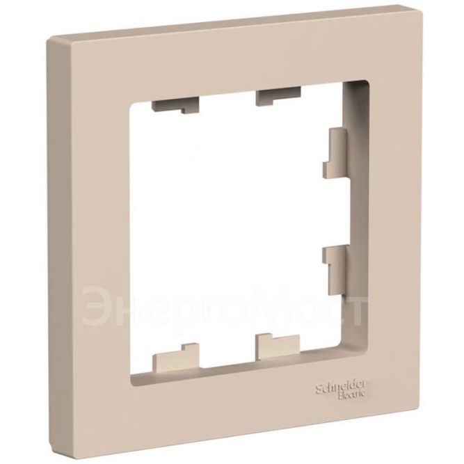 Рамка 1-пост. AtlasDesign песочн. SE ATN001201