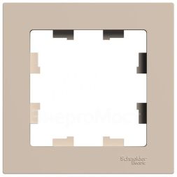 Рамка 1-пост. AtlasDesign песочн. SE ATN001201