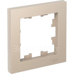 Рамка 1-пост. AtlasDesign песочн. SE ATN001201