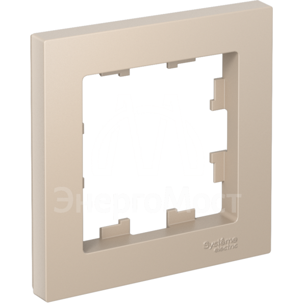 Рамка 1-пост. AtlasDesign песочн. SE ATN001201