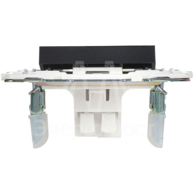 Выключатель проходной 1-кл. SKANDY 10А SK-V08Bl с индикацией черн. IEK SK-V12-1-10-K02