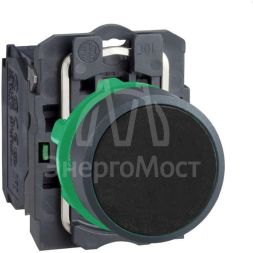 Кнопка без фикс. 1НO без подсветки черн. SchE XB5AA21