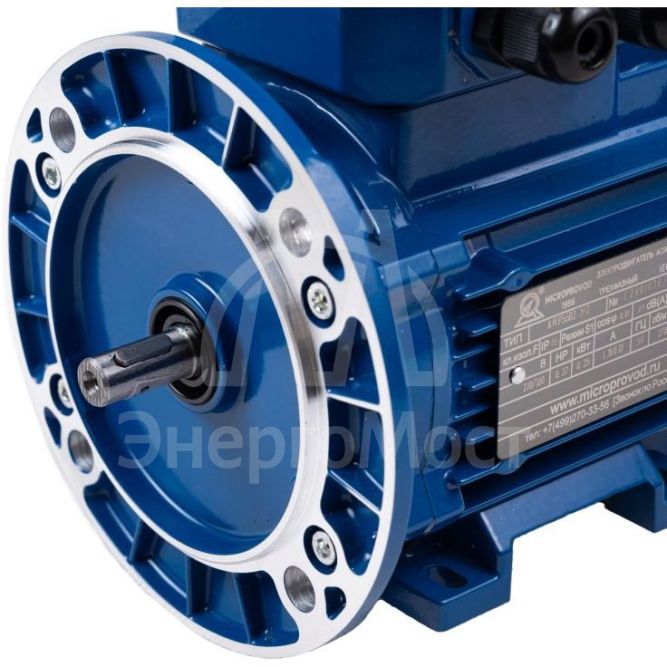 Электродвигатель АИР 56 (0,18 кВт 1500 об/мин) В4 IM 2081 на лапах с фланцем