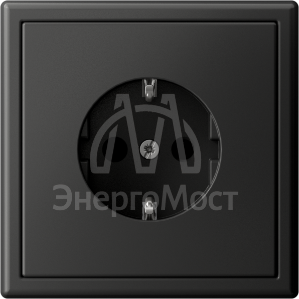 Розетка ArtGallery 16А с заземл. со шторками быстрозажим. клем. механизм базальт SE GAL001445S