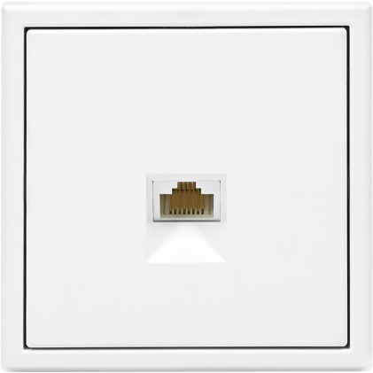 Розетка компьютерная ArtGallery RJ45 кат.5E механизм лотос SE GAL001383