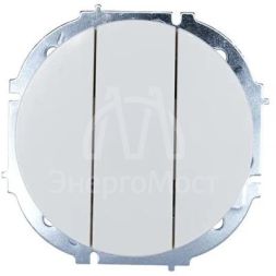 Выключатель 3-кл. СП OSEN механизм бел. LEZARD 743-0288-109