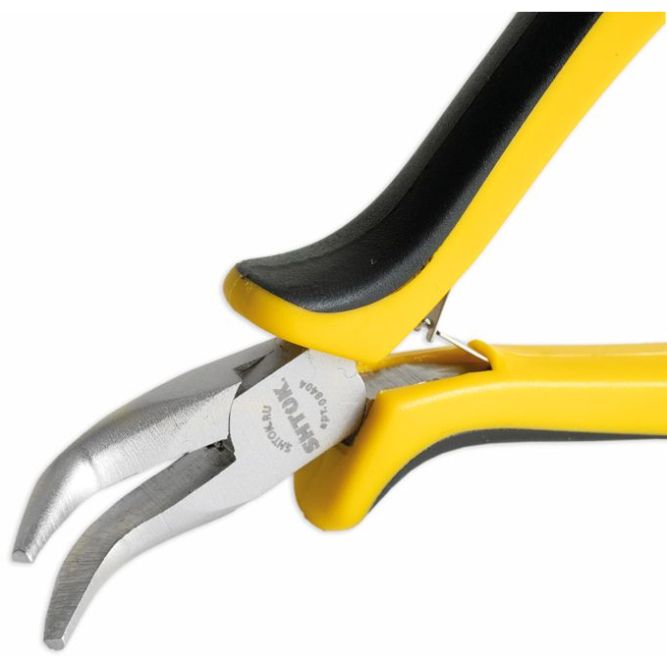 Тонкогубцы изогнутые "Мини" 120мм (08404) SHTOK 376307