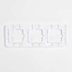 Рамка 3-м KARINA LIFE горизонт. бел. LEZARD 708-0200-148