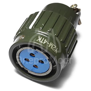 Вилка (разъем) кабельная 4х-пиновая Y2M-4TK