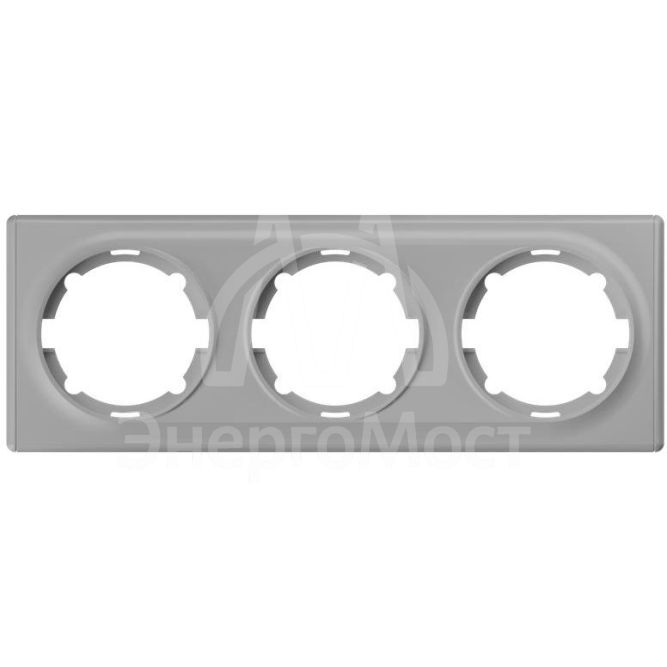 Рамка 3-м Florence сер. 1E52301302 OneKeyElectro 2172853