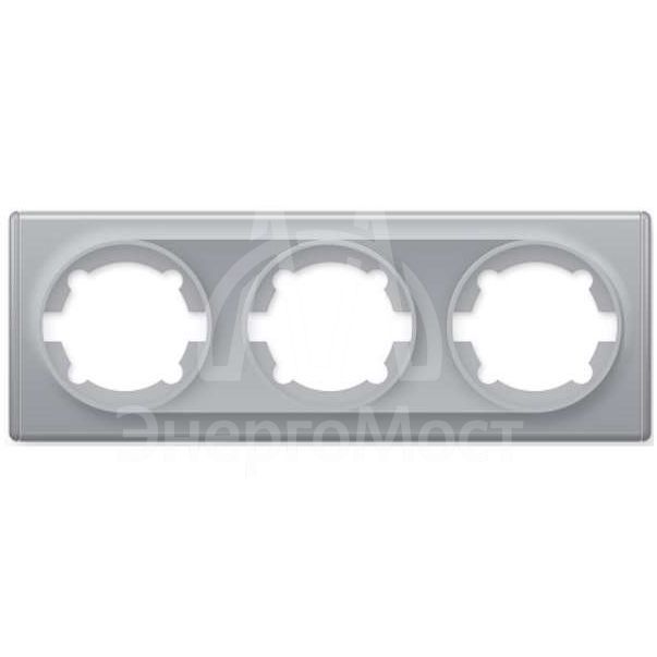 Рамка 3-м Florence сер. 1E52301302 OneKeyElectro 2172853