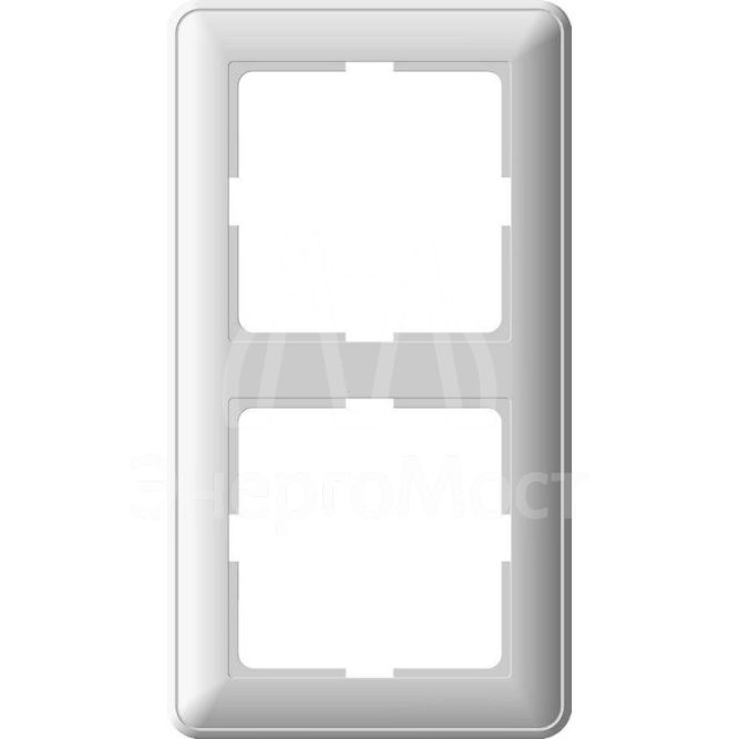 Рамка 2-м W59 черн. бархат SchE KD-2-68