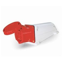 Розетка стационарная ОП PPC 135 63А 5п 3Р+РЕ+N 380В IP67 Pro JazzWay 5072794